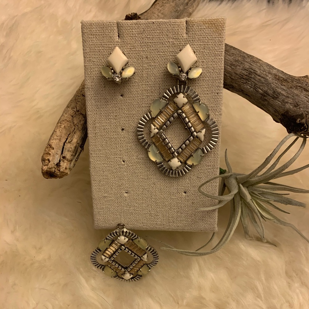 Stell and Dot 2 in 1 (Chandelier to Stud) Earring